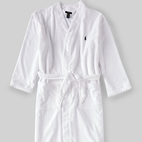 NWT POLO RALPH‎ LAUREN MEN'S PLUSH VELOUR BATH ROBE - Picture 1 of 5